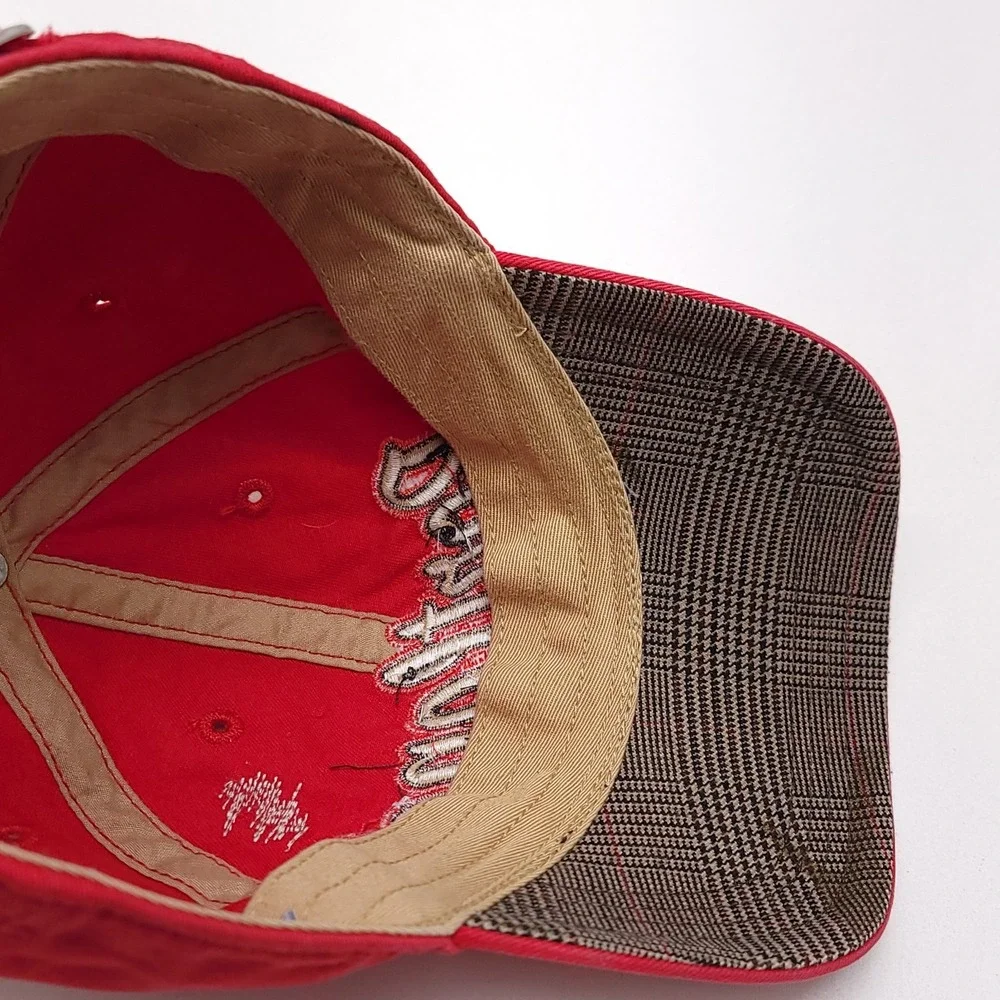 Portland Trail blazers Adidas Hat One Size Red Strapback‎ NBA Basketball